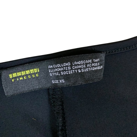 Finesse Black Cutout Bust Bodycon Maxi Dress Sleeveless Stretch Evening XS - Picture 5 of 6